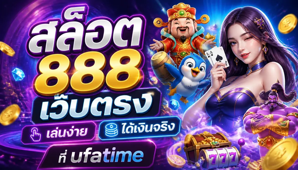 สล็อต 888 เว็บตรง เล่นง่าย ได้เงินจริง ที่ ufatime